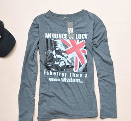 清倉處理服裝批發指南 男裝T恤圓領長袖廠家尾單尾貨價格與圖片解析